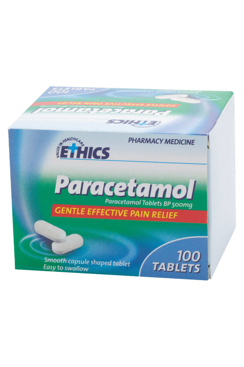 Ethics Paracetamol 500mg Tabs 100s-Matakana Pharmacy