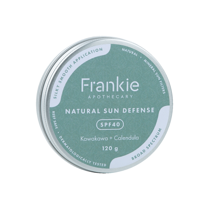 Natural Sun Defence SPF40 120g | Frankie Apothecary-Frankie Apothecary-Matakana Pharmacy