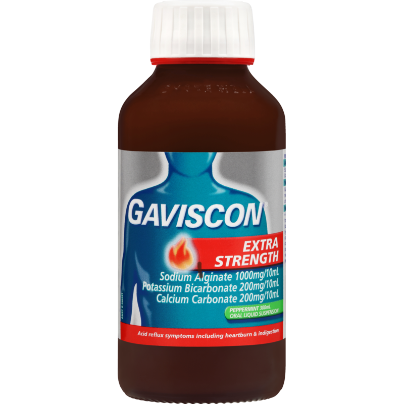 GAVISCON X/Str Liq Peppermint 300ml-Matakana Pharmacy