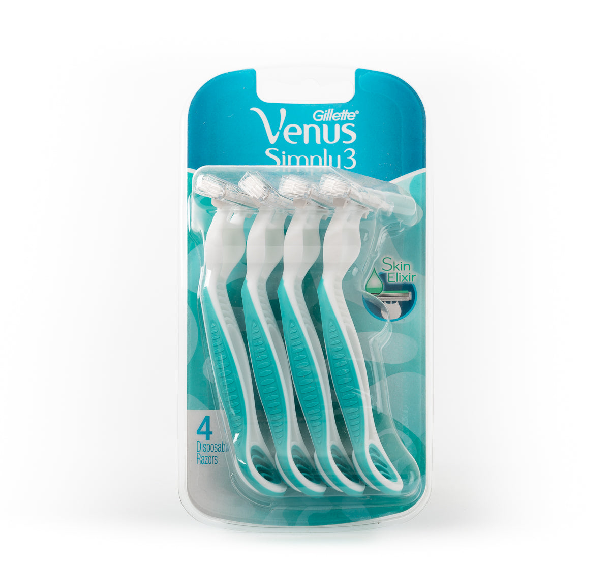 GILLETTE Venus 3 Disposable Razors 4pk-Matakana Pharmacy