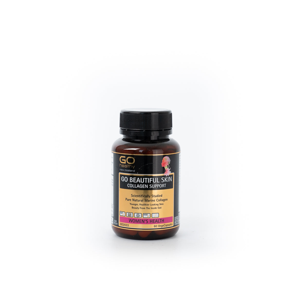 GO HEALTHY Beautiful Skin Collagen Support 60VegeCaps-Matakana Pharmacy