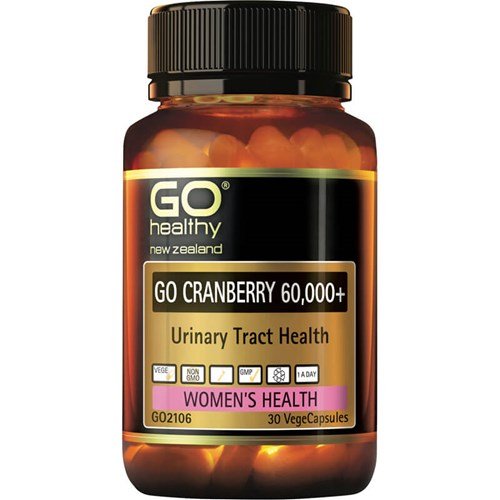 GO HEALTHY Cranberry 60000+ 30vcaps-Matakana Pharmacy