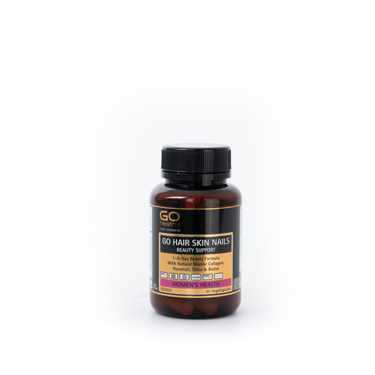 GO HEALTHY Hair/Skin/Nail Beauty Support 50VegeCaps-Matakana Pharmacy