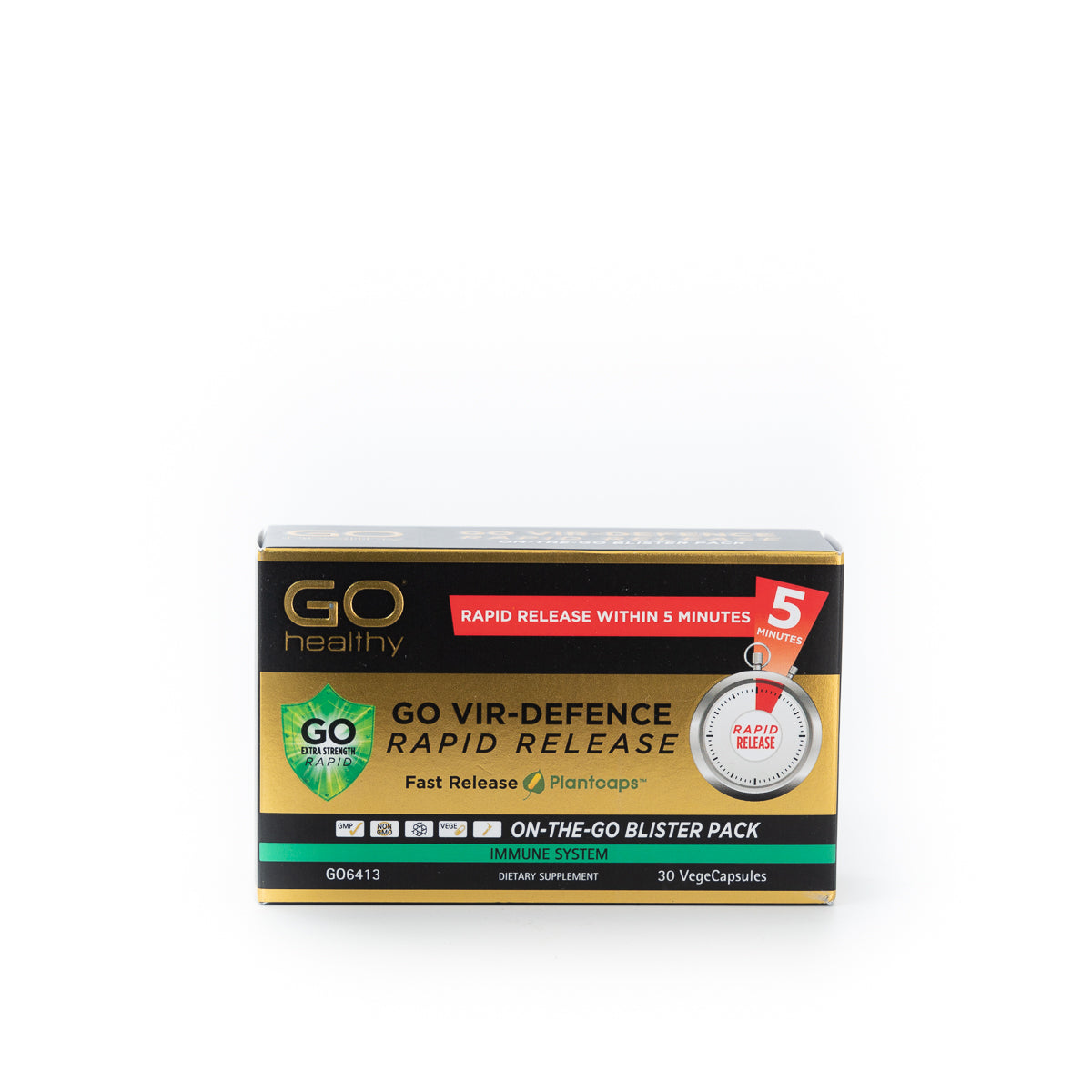 Go Healthy Vir-Defence EXTRA STRENGTH Rapid Release 30VegeCaps-Matakana Pharmacy
