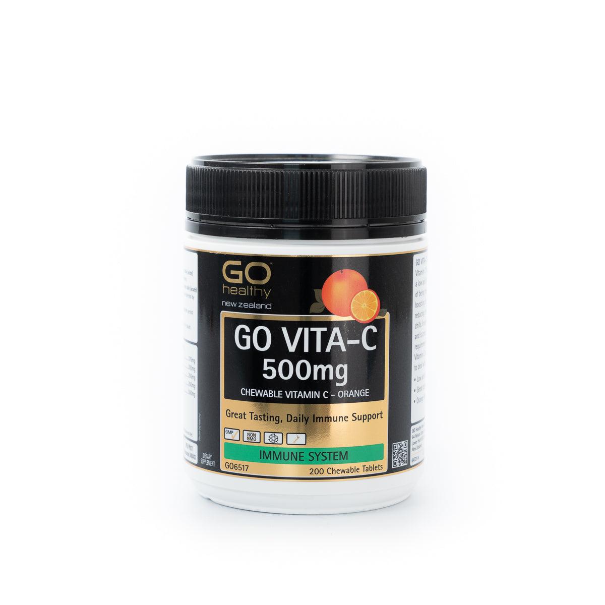 Vita-C 500mg Orange 200 Chewables-Matakana Pharmacy