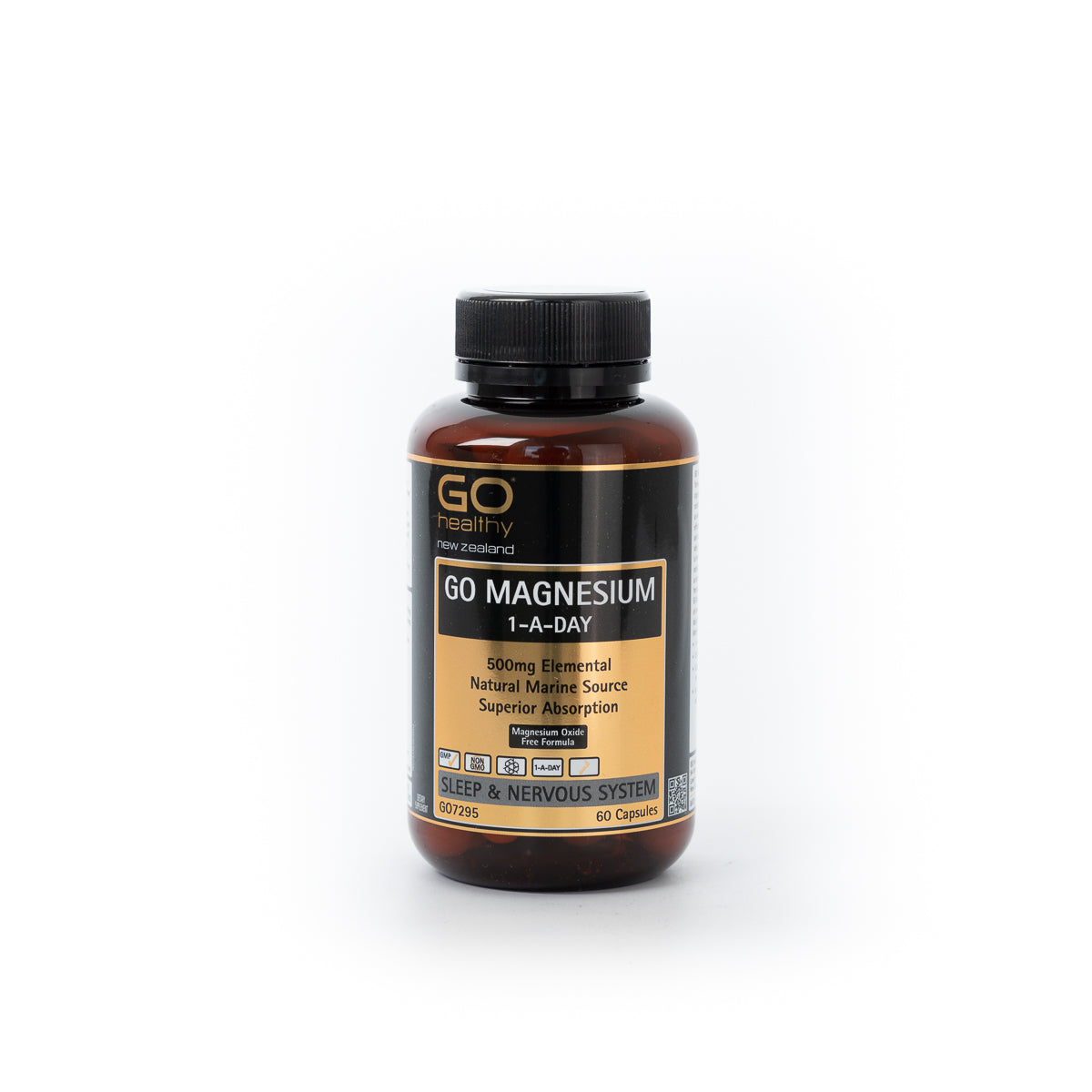 GO HEALTHY Magnesium 1-A-Day 500mg 60caps-Matakana Pharmacy