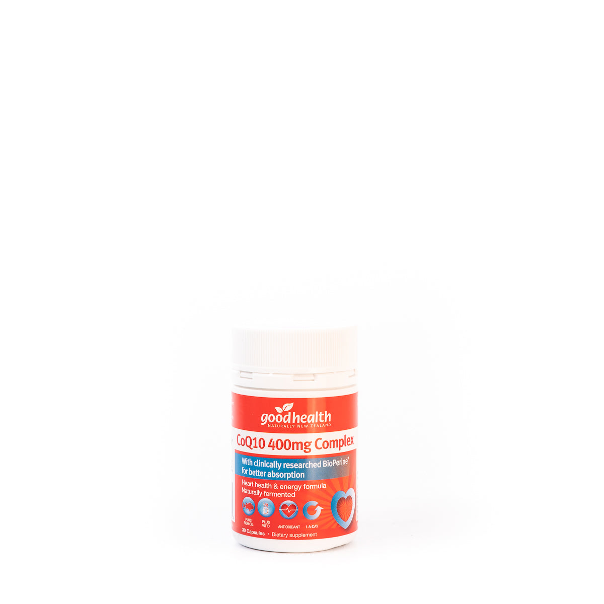GHP CoQ10 400mg 30caps-Matakana Pharmacy