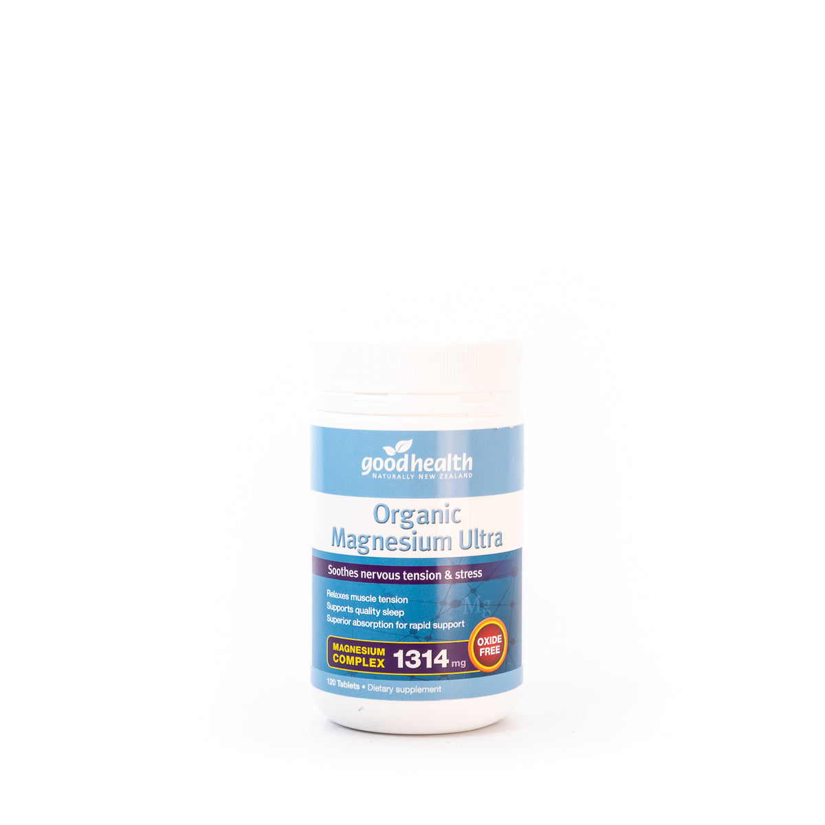 GHP Magnesium Ultra Organic 120tab-Matakana Pharmacy