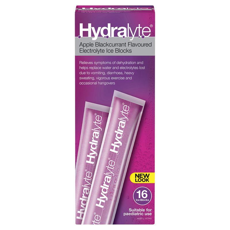 HYDRALYTE Ice Block Apple Blackcurrant 16s-Matakana Pharmacy
