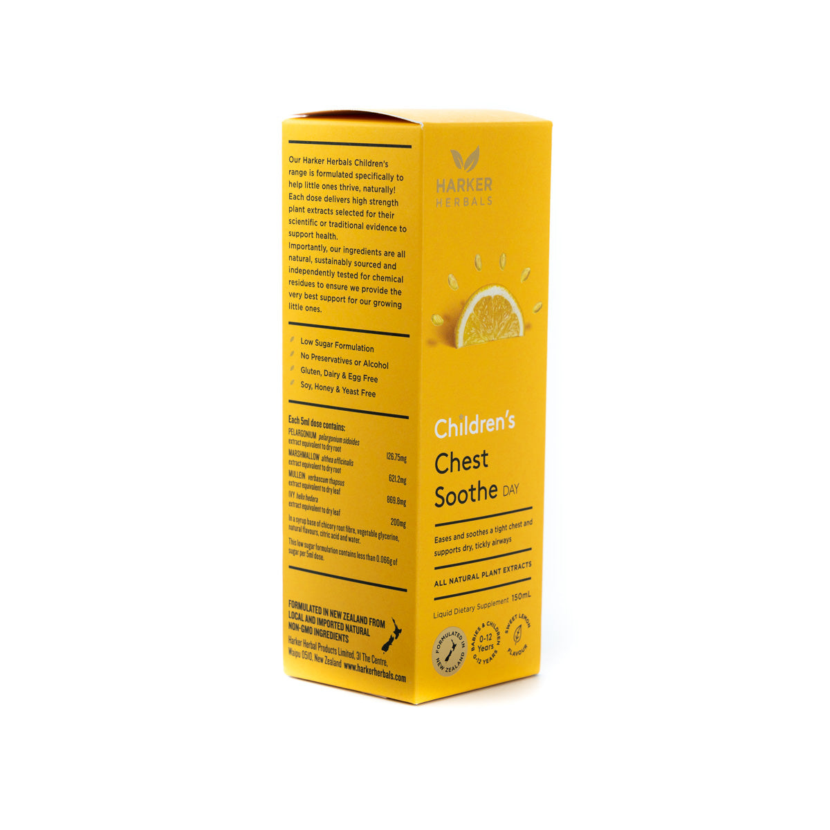 HARKER HERBALS Children Chest Soothe Day 150ml-Harker Herbals-Matakana Pharmacy