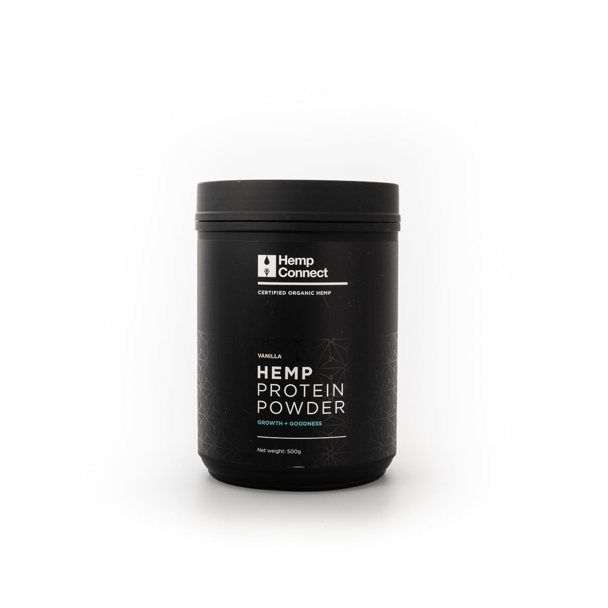 Hemp Connect Vanilla Hemp Protein 500g-Matakana Pharmacy
