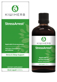 KIWI HERB Stress Arrest Liquid 100ml-Matakana Pharmacy
