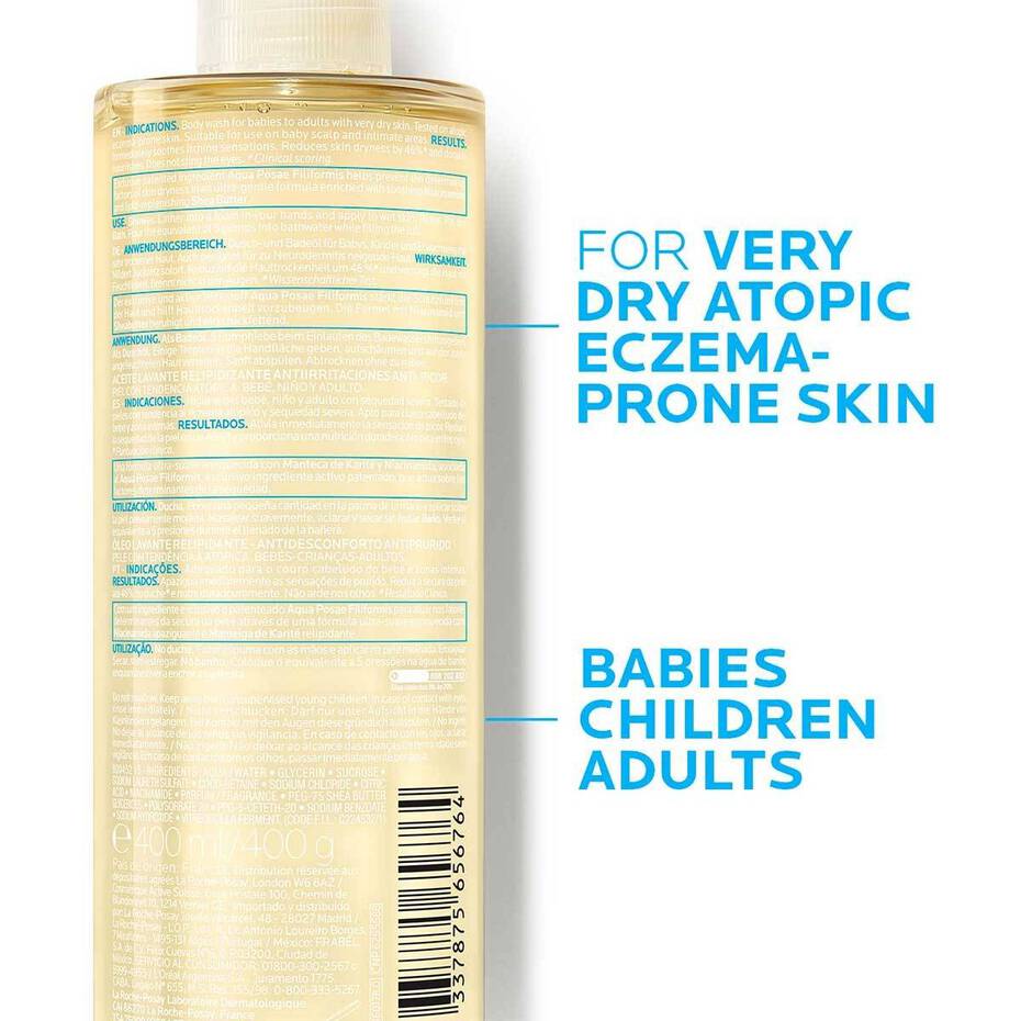 LA ROCHE-POSAY Lipikar Cleansing Oil 400ml-Matakana Pharmacy