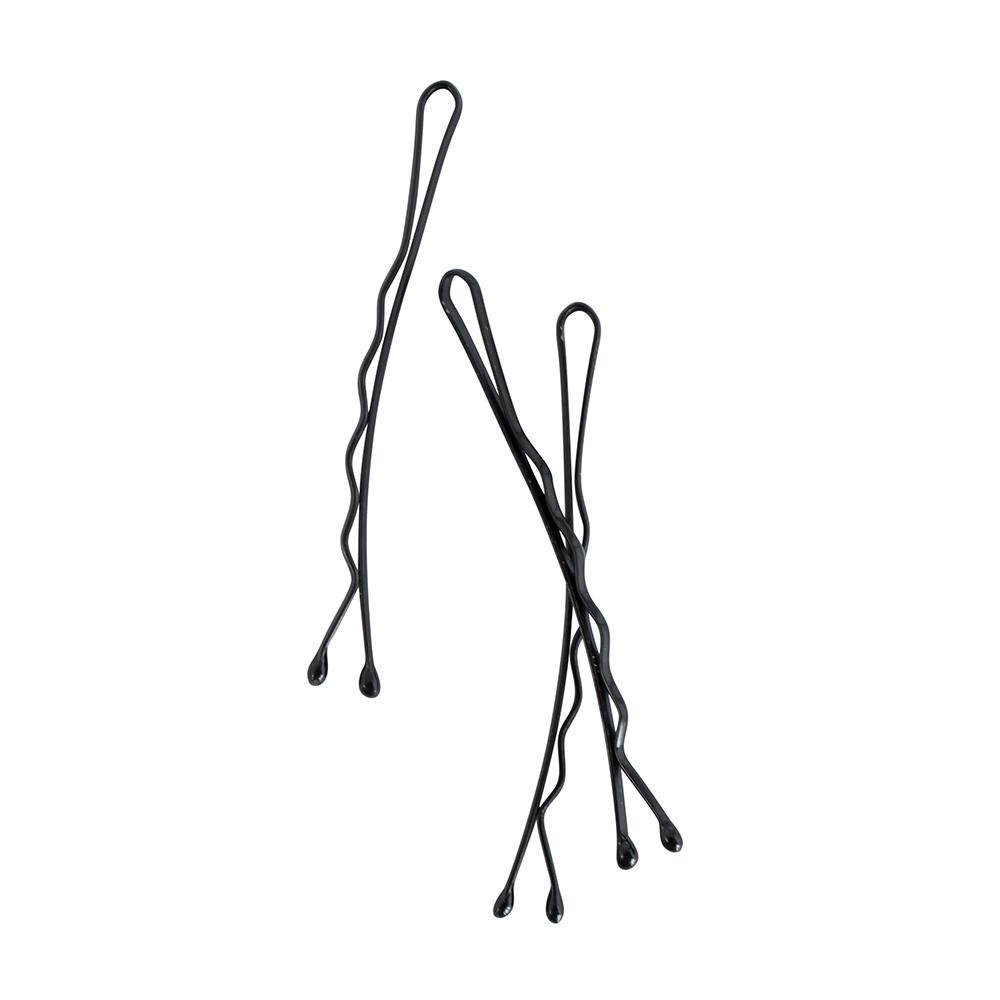 MAE Bobby Pins Contour 5cm Black 60pk-Matakana Pharmacy
