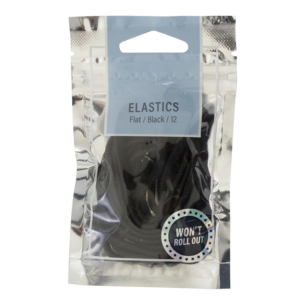 MAE Elastics Flat Black 12pk-Matakana Pharmacy