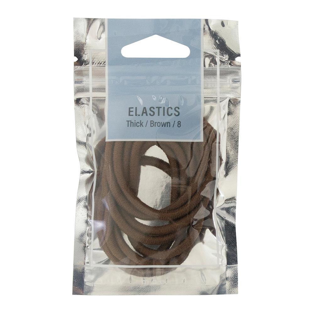 MAE Elastics Thick Brown 8pk-Matakana Pharmacy
