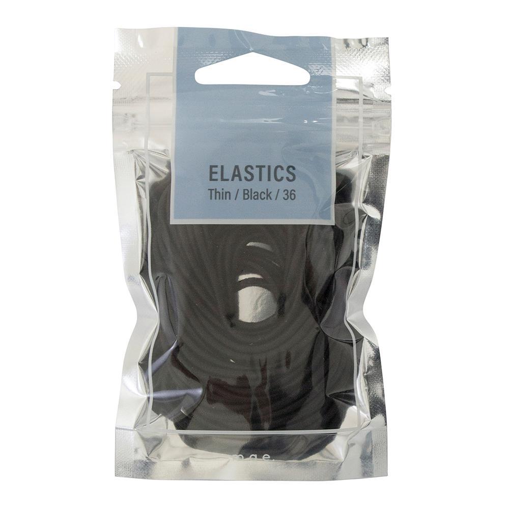MAE Elastics Thin Black 36pk-Matakana Pharmacy