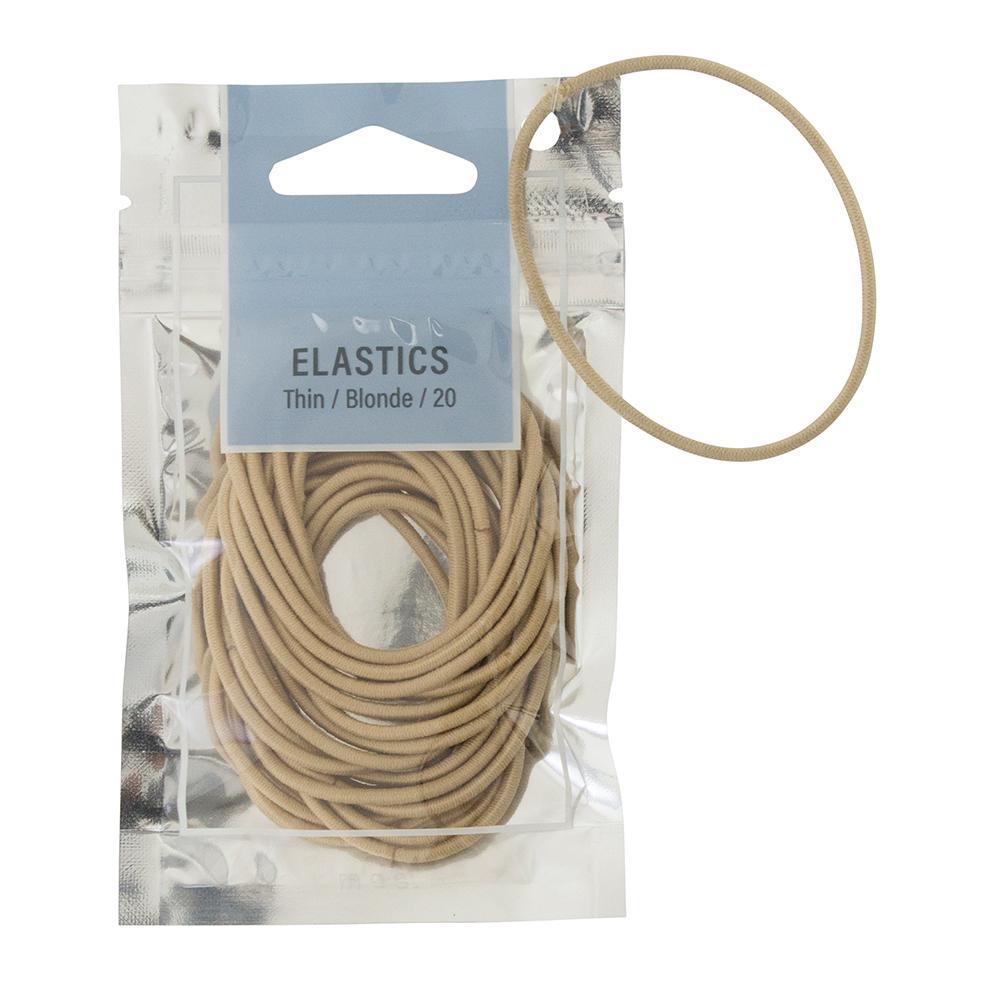 MAE Elastics Thin Blonde 20pk-Matakana Pharmacy