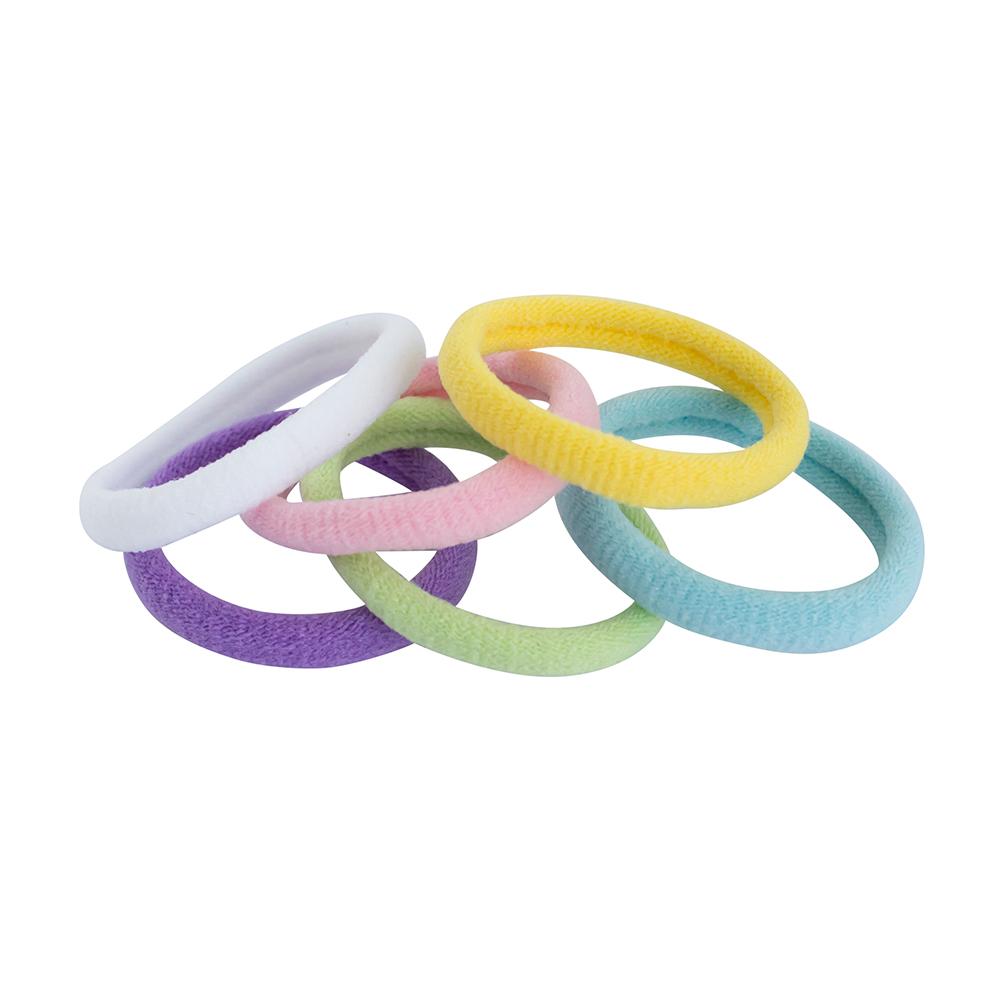 MAE Elastics Soft Ponytailers Assorted Pastels 15pk-Matakana Pharmacy