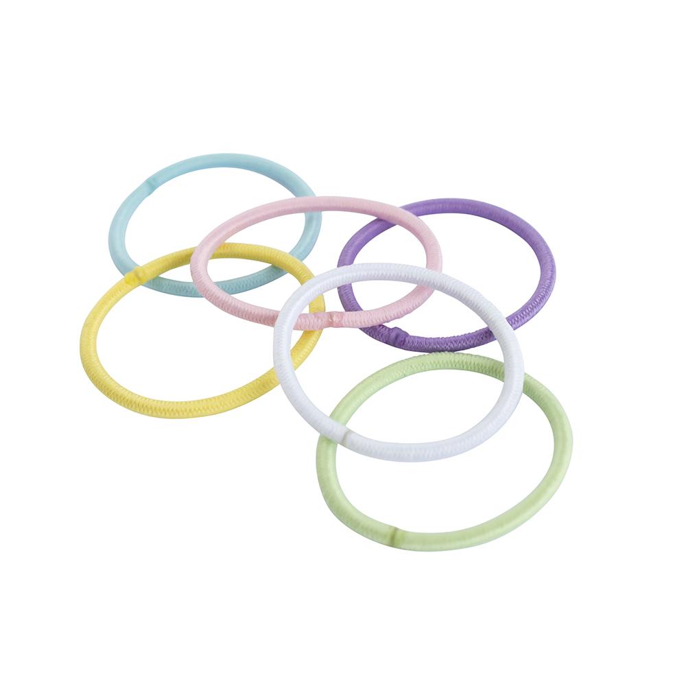 MAE Elastics Thin Small Assorted Pastels 20pk-Matakana Pharmacy