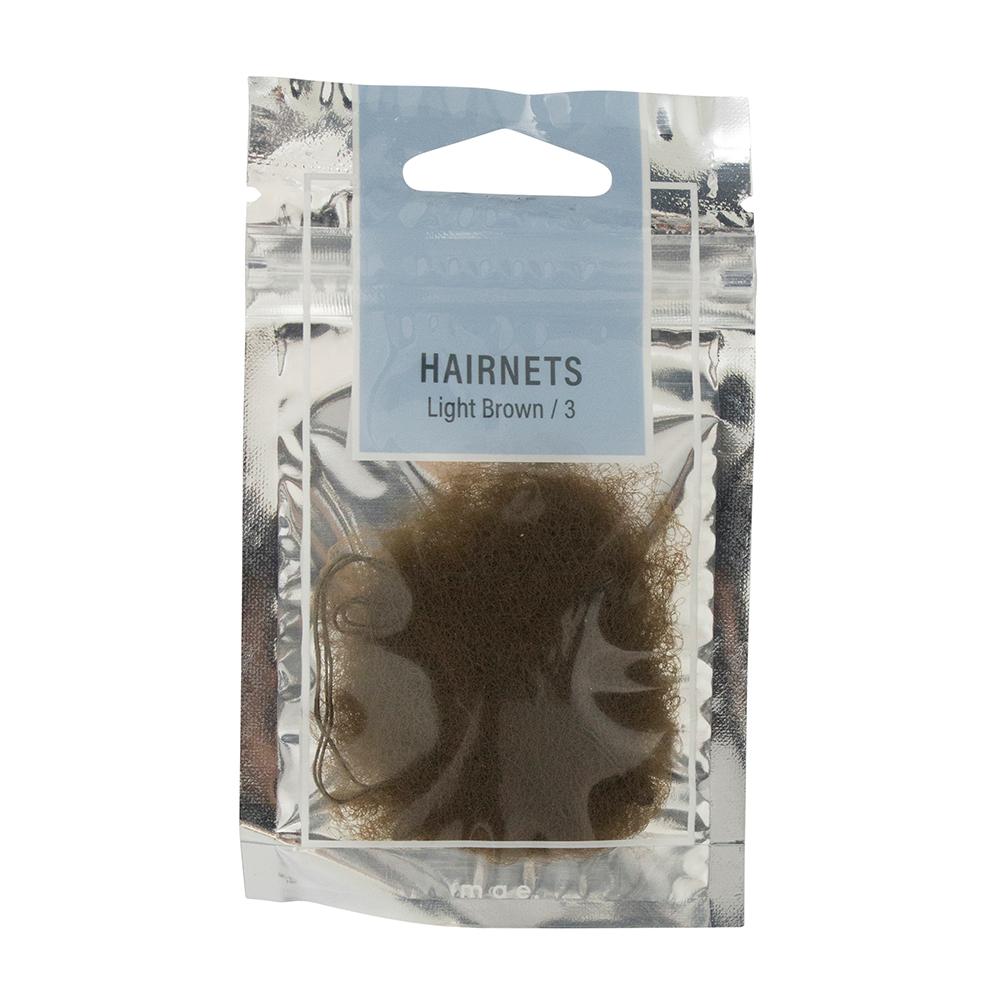 MAE Hairnets Light Brown 3pk-Matakana Pharmacy