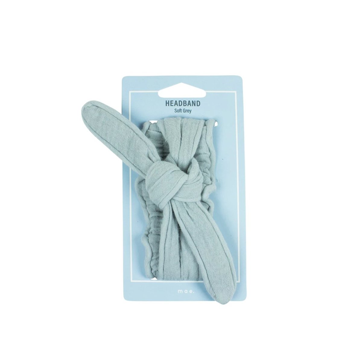 MAE Headband Muslin Soft Grey-Matakana Pharmacy