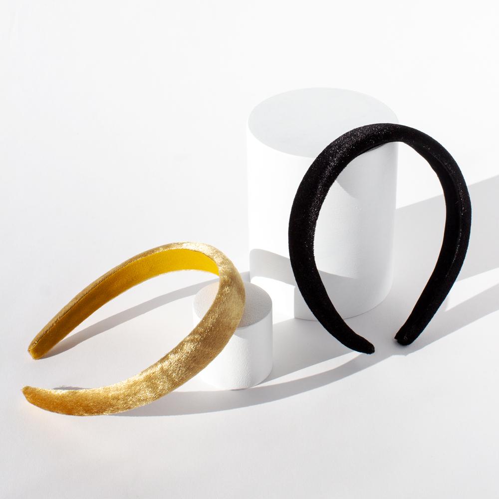 ADORN by MAE. Headband Velvet Mustard-Matakana Pharmacy