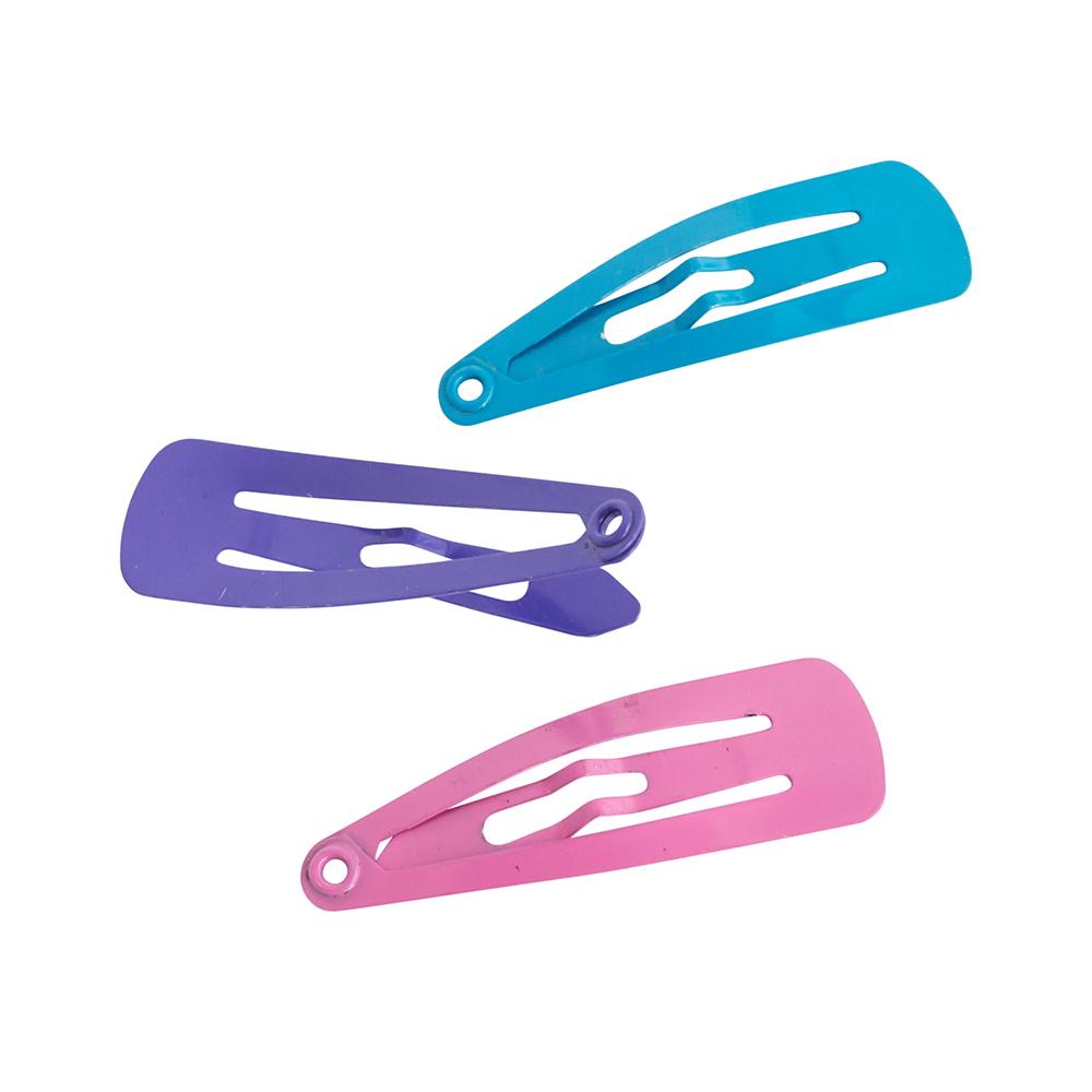 MAE One Touch Clips 4cm Assorted Brights 6pk-Matakana Pharmacy