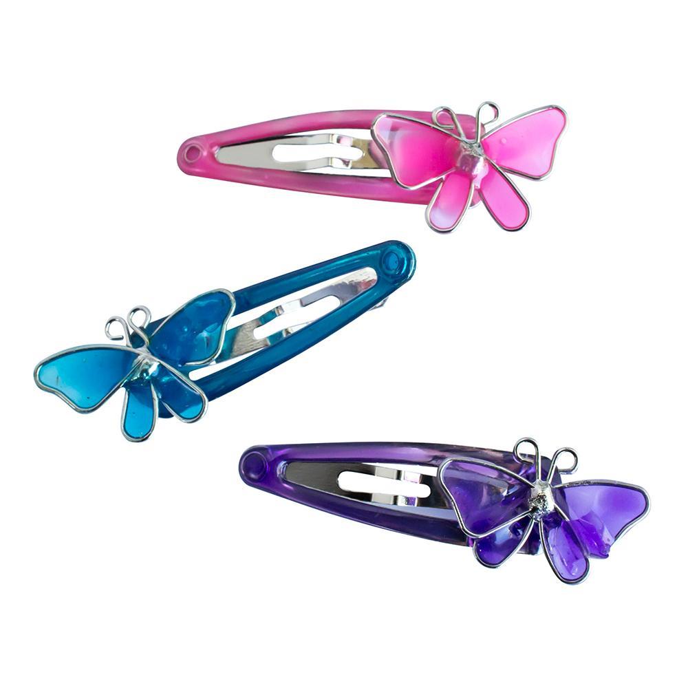 MAE One Touch Clips 4cm Butterflies 6pk-Matakana Pharmacy