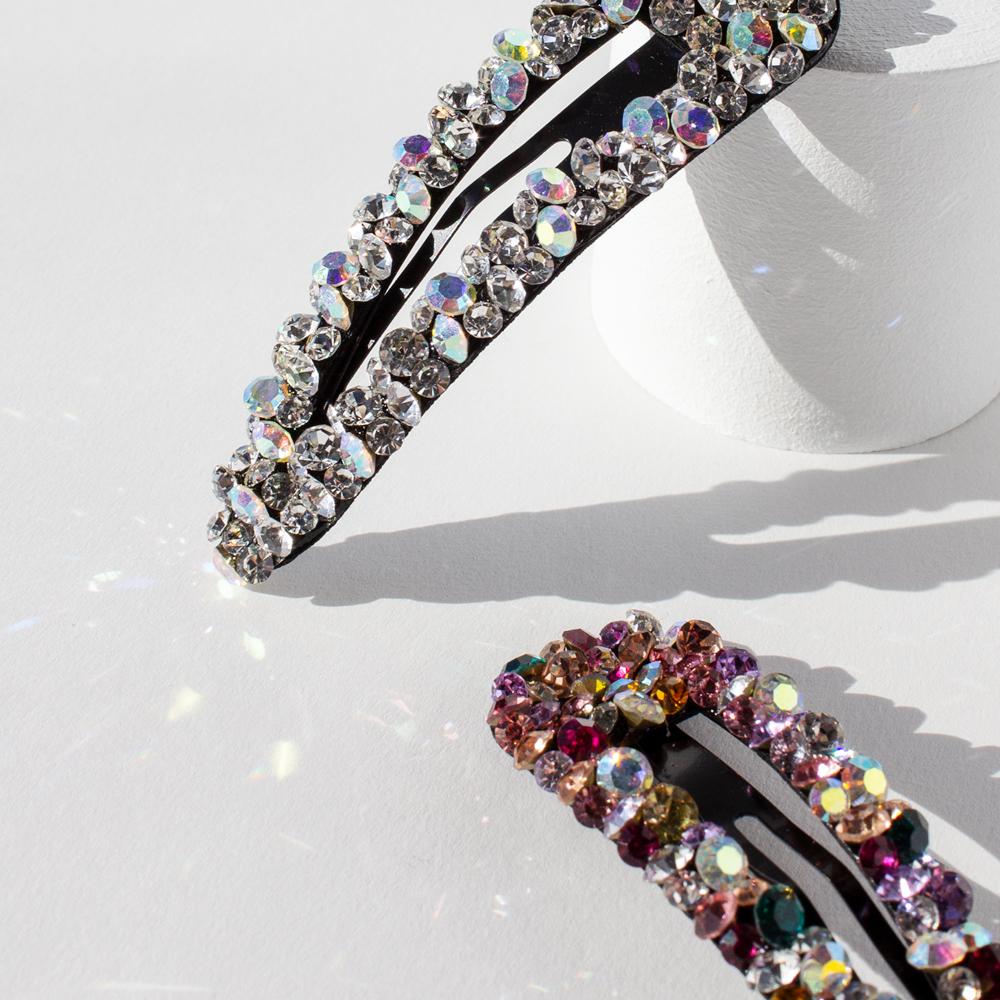 ADORN by Mae. One Touch Clips X-Large Rhinestone Multi 2pk-Matakana Pharmacy
