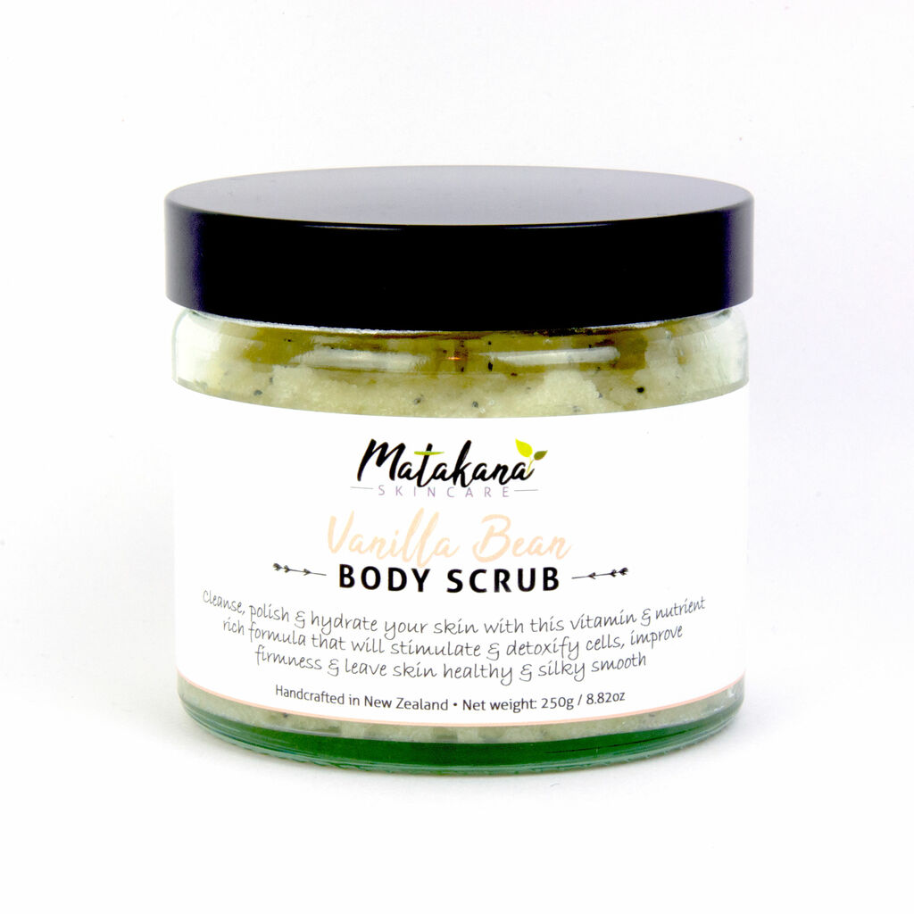 Vanilla Bean Body Scrub-Matakana Pharmacy