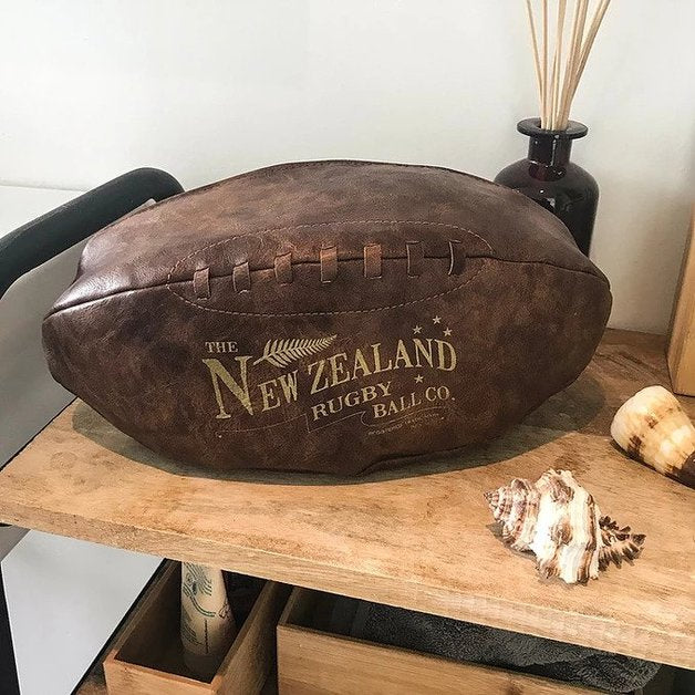 Antique Large Rugby Ball-Matakana Pharmacy