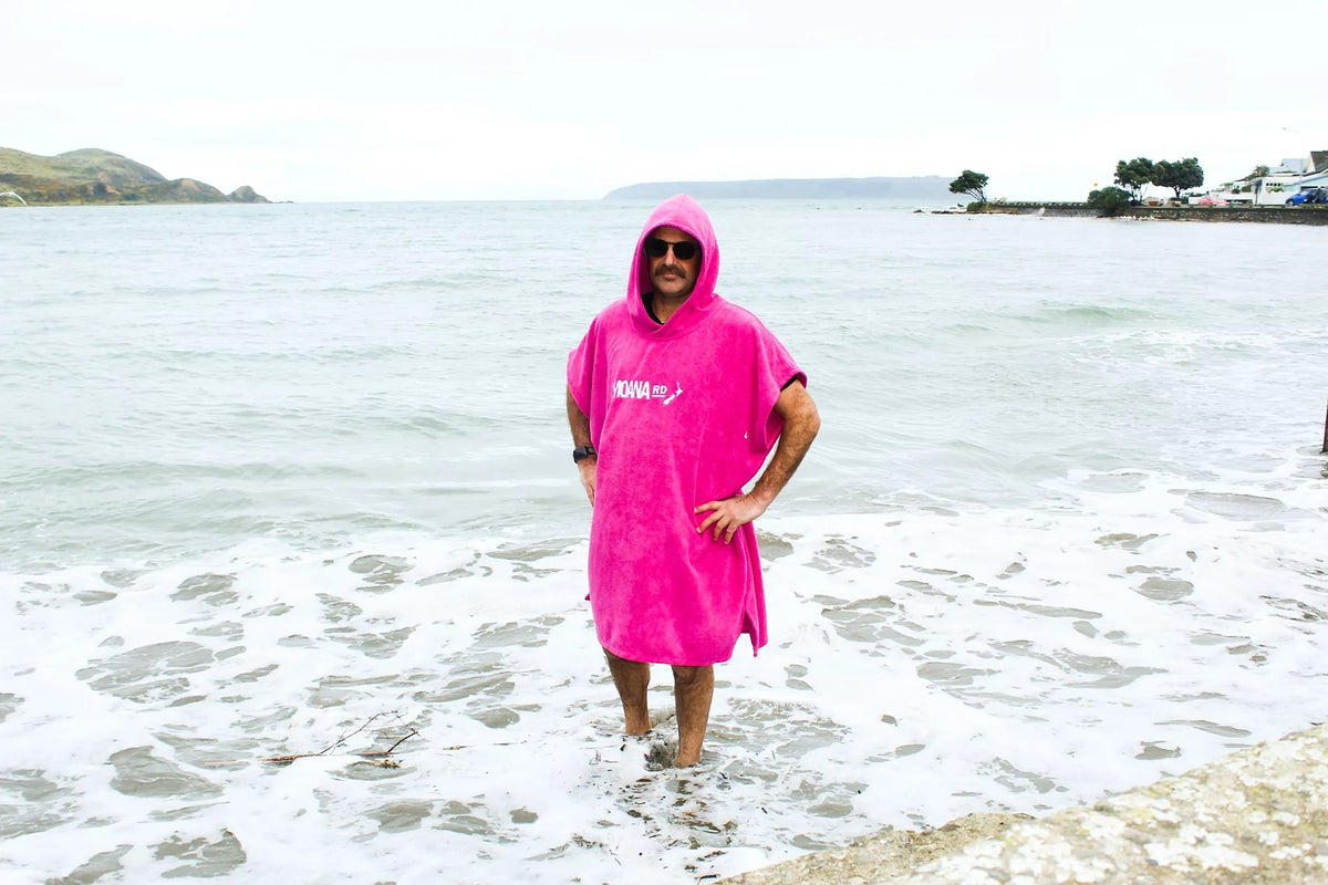 MOANA RD Adventure Towel Hoodie Adult - Pink-Matakana Pharmacy