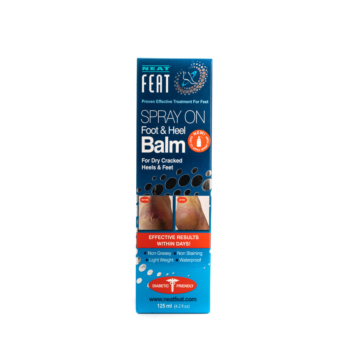 NEAT FEAT Foot & Heel Balm Spray 125ml-Matakana Pharmacy