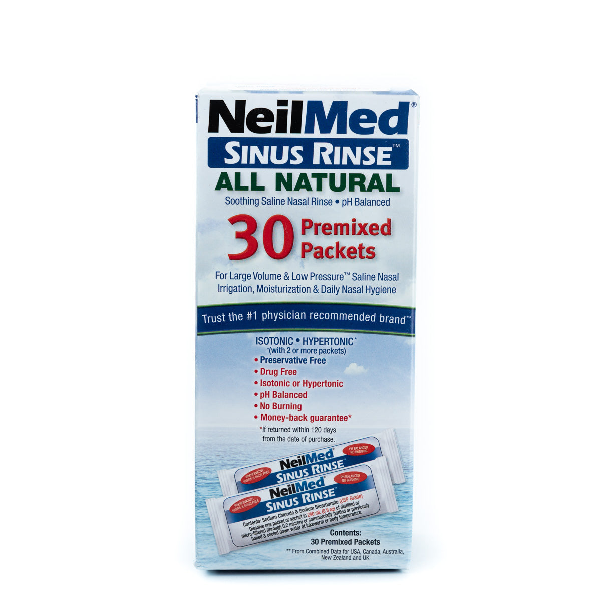 NEILMED Sinus Rinse Hypotonic 30 Sachets-Matakana Pharmacy