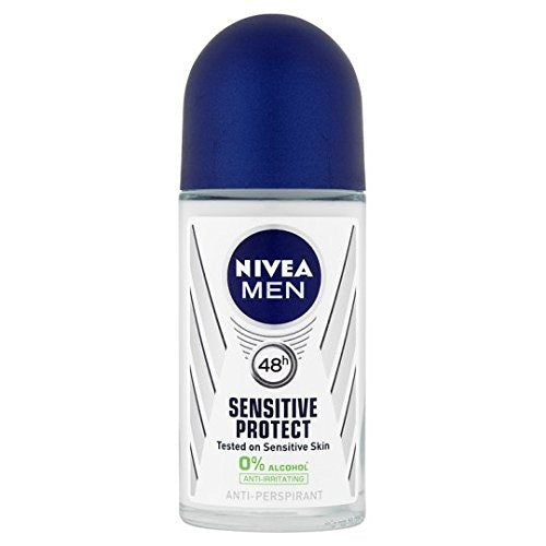 NIVEA Deodorant Sensitive Protect Roll-On Men 50ml-Matakana Pharmacy
