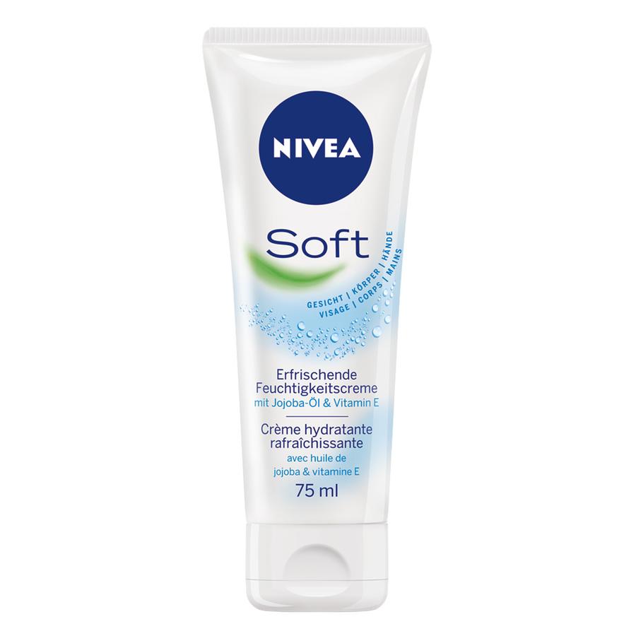 NIVEA Soft Cream Tube 75ml-Matakana Pharmacy