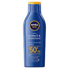 NIVEA Sun Moist Lotion SPF50+ 200ml-Matakana Pharmacy