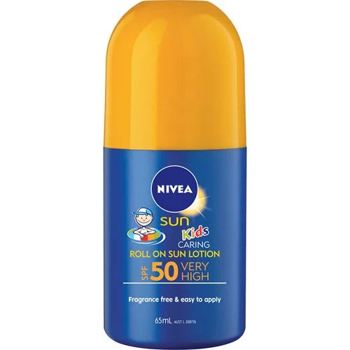 NIVEA Sun Kids Roll On SPF50+ 65ml-Matakana Pharmacy