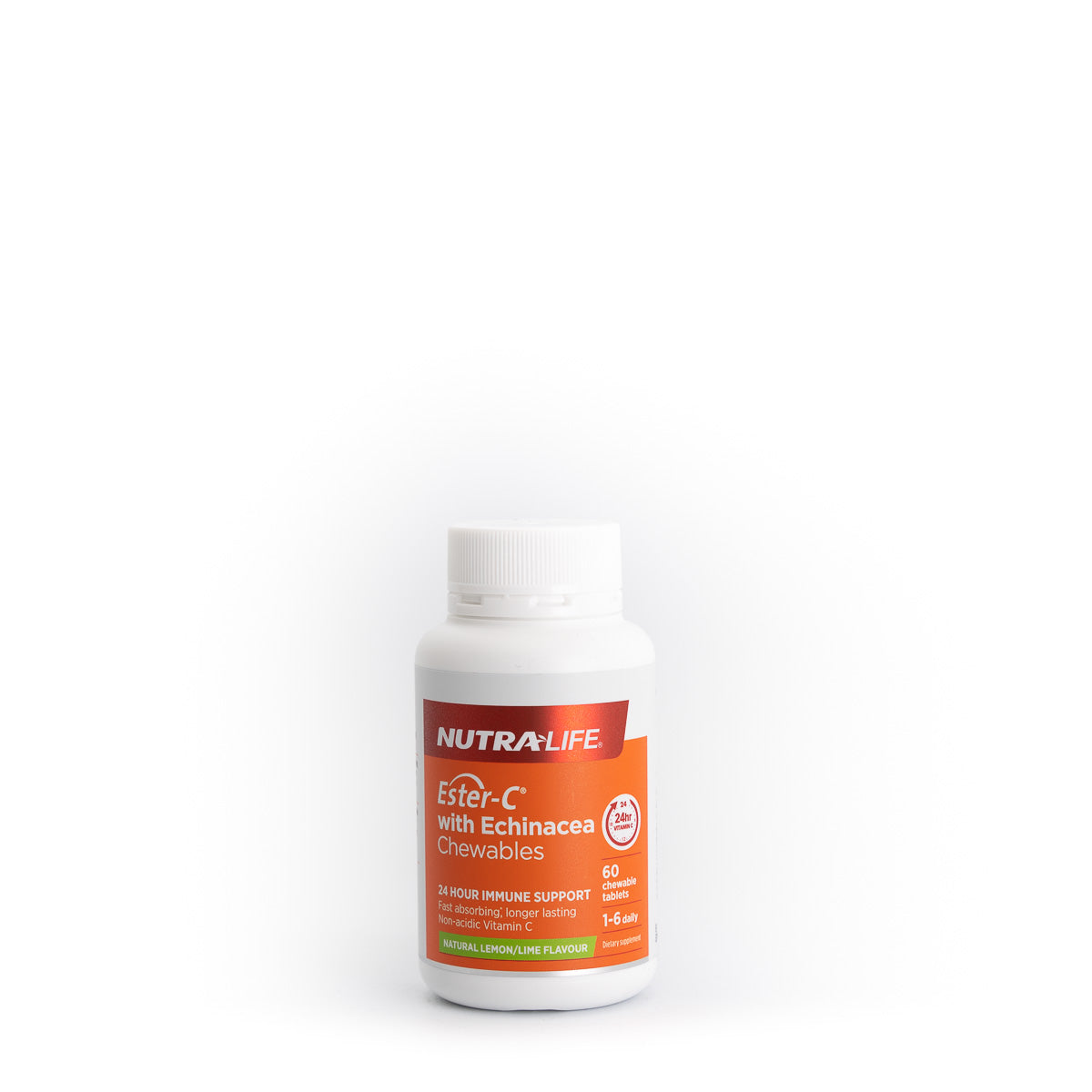 NutraLife Ester C 500mg Echinacea Chewable 60tabs-Matakana Pharmacy