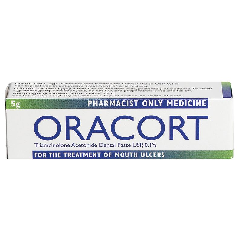 ORACORT Dental Paste 0.1% 5g-Matakana Pharmacy