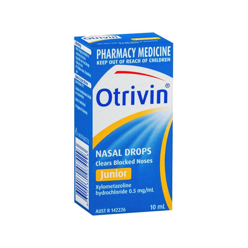 Otrivin Junior Nasal Drops 10ml-Matakana Pharmacy