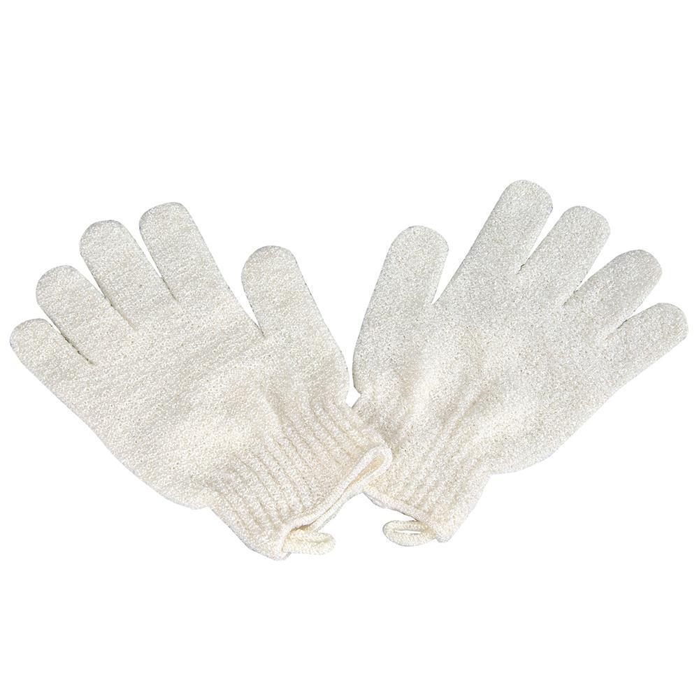 QVS Exfoliating Gloves Flax-Matakana Pharmacy