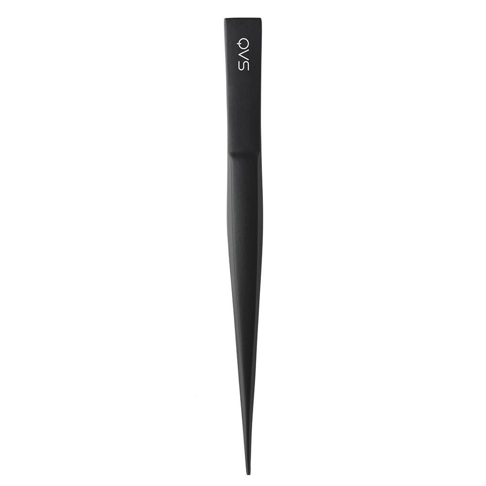 QVS Point Tip Tweezers - Black-Matakana Pharmacy