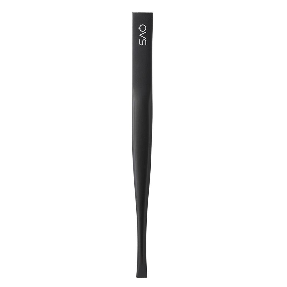 QVS Square Tip Tweezers - Black-Matakana Pharmacy