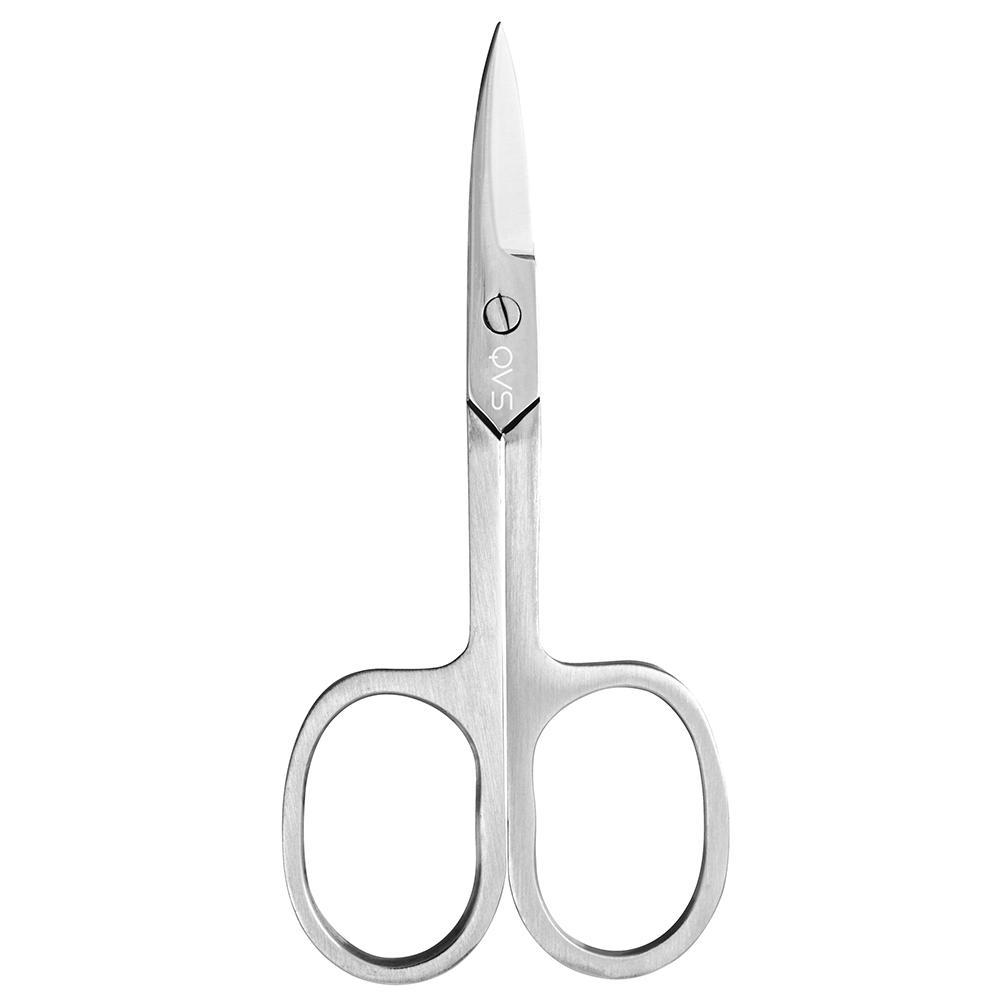 QVS Nail Scissors - Curved Blades - Silver QVS-Matakana Pharmacy