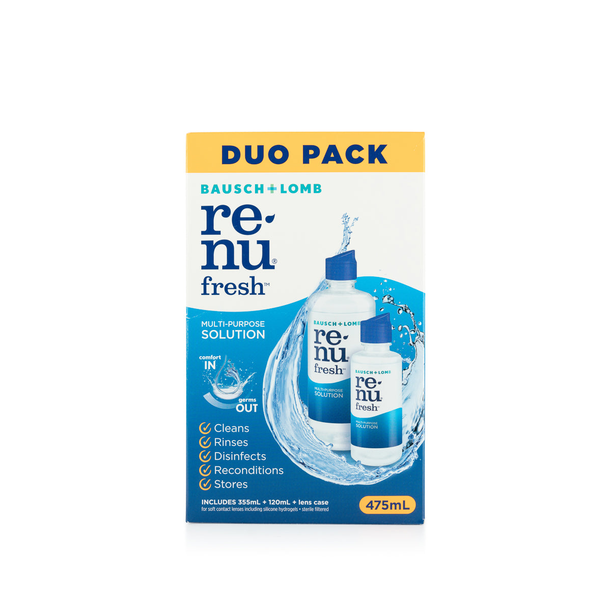 RENU Fresh Multi-Purpose Duo Pack 355ml + 120ml-Matakana Pharmacy