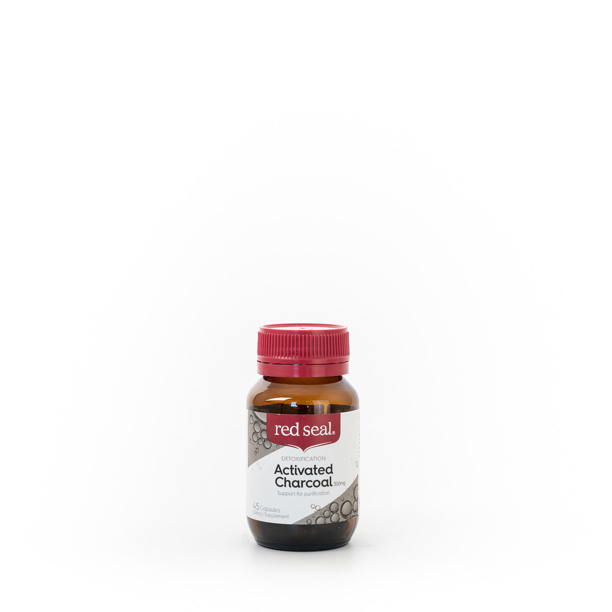 RED SEAL Activated Charcoal 300mg 45caps-Matakana Pharmacy