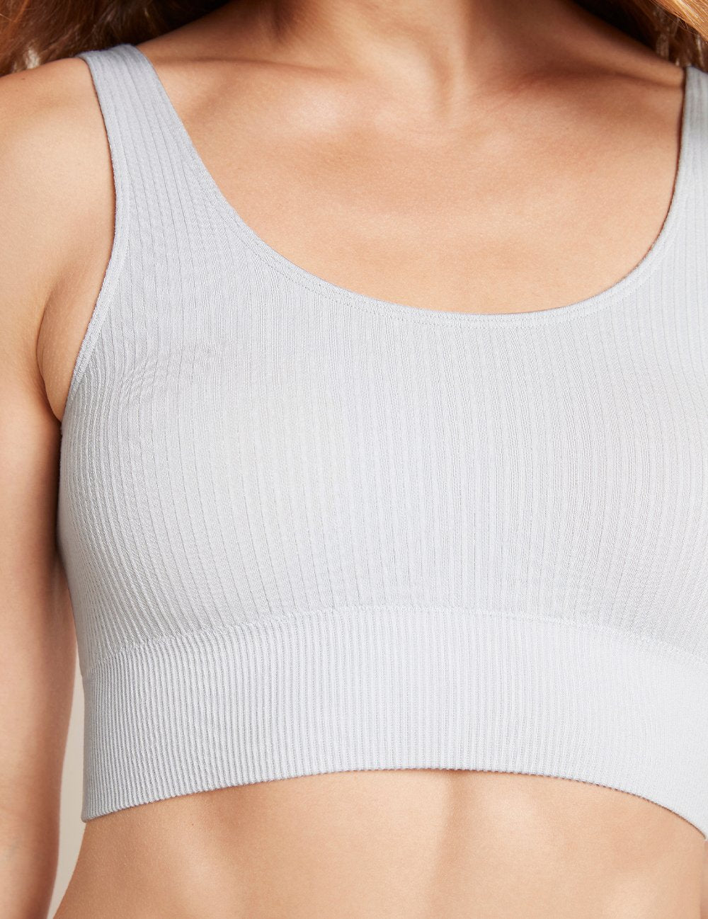 BOODY Ribbed Seamless Bra Dove L-Matakana Pharmacy