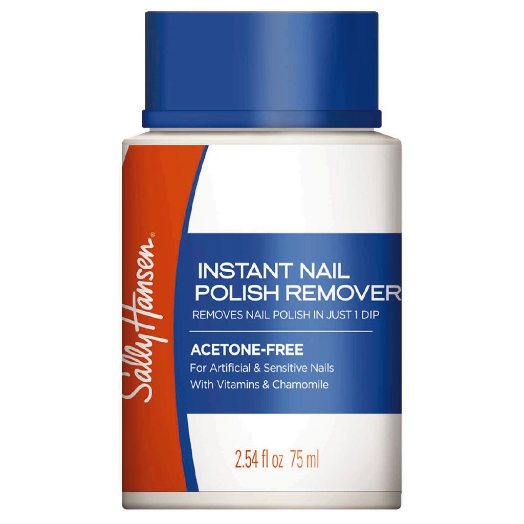 SALLY HANSEN Nail Polish Remover Pot - Acetone Free Blue 75ml-Matakana Pharmacy